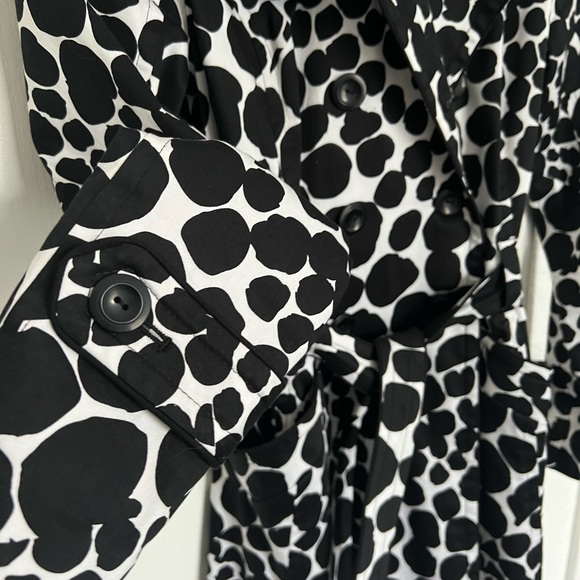 NWOT Animal Print Cotton Spring/Fall Trench Coat | M - Picture 4 of 10